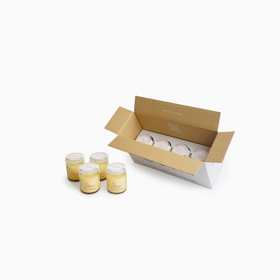 円山牛乳販売店の瓶プリン